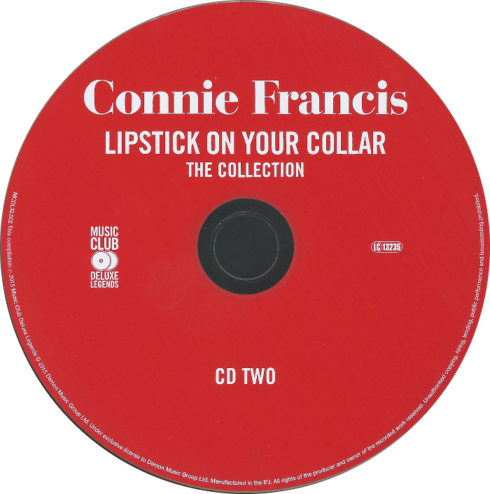 Connie Francis  Lipstick On Your Collar; The Collection : CD2